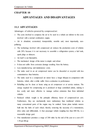 Compressed air vehicle report | DOCX
