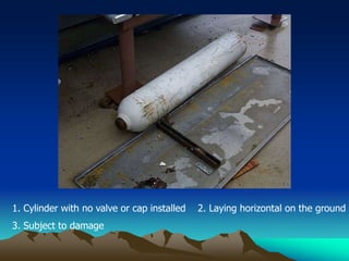Compressed Cylinder Safety powerpoint presentation for training PPT