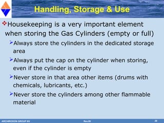 Compressed Gas Cylinders training presentation | PPTX