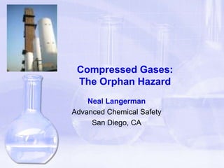 Compressed Gases: The Orphan Hazard Neal Langerman Advanced Chemical Safety San Diego, CA 