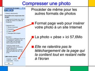 Compresser une photographie