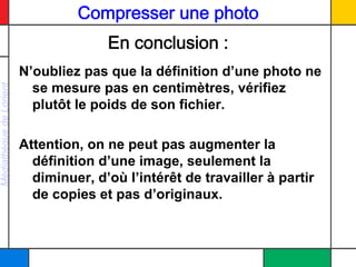 Compresser une photographie