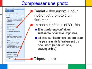 Compresser une photographie