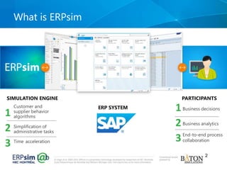 ERPsim on HANA : Accelerating Individual Adoption | PPT
