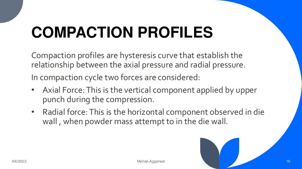 Compression and compaction