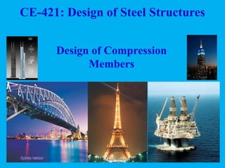 Compression Members 1 for Steel Structures | PDF
