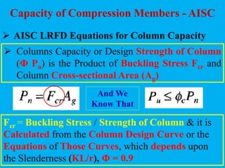Compression Members 1 for Steel Structures | PDF