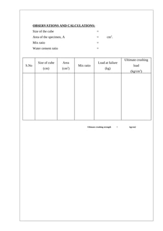 Compression test | PDF