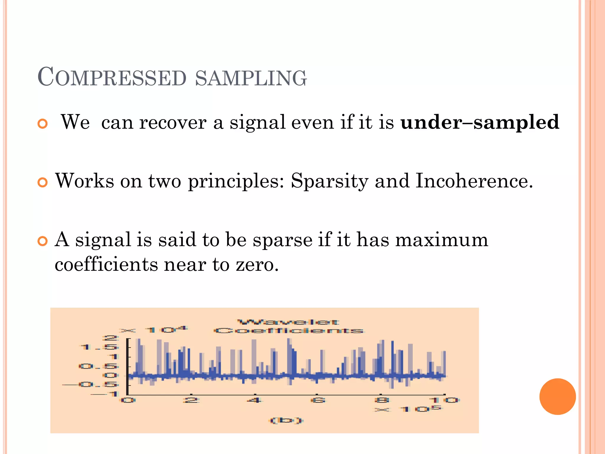 Compressive Sampling Presentation | PDF