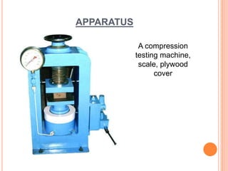 Compressive test of bricks | PPT