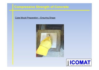 Compressive Strength of Concrete
Cube Mould Preparation – Ensuring Shape
 