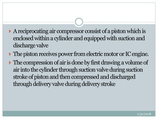 CLASSIFICATION OF COMPRESSORS | PPTX | Technology & Computing