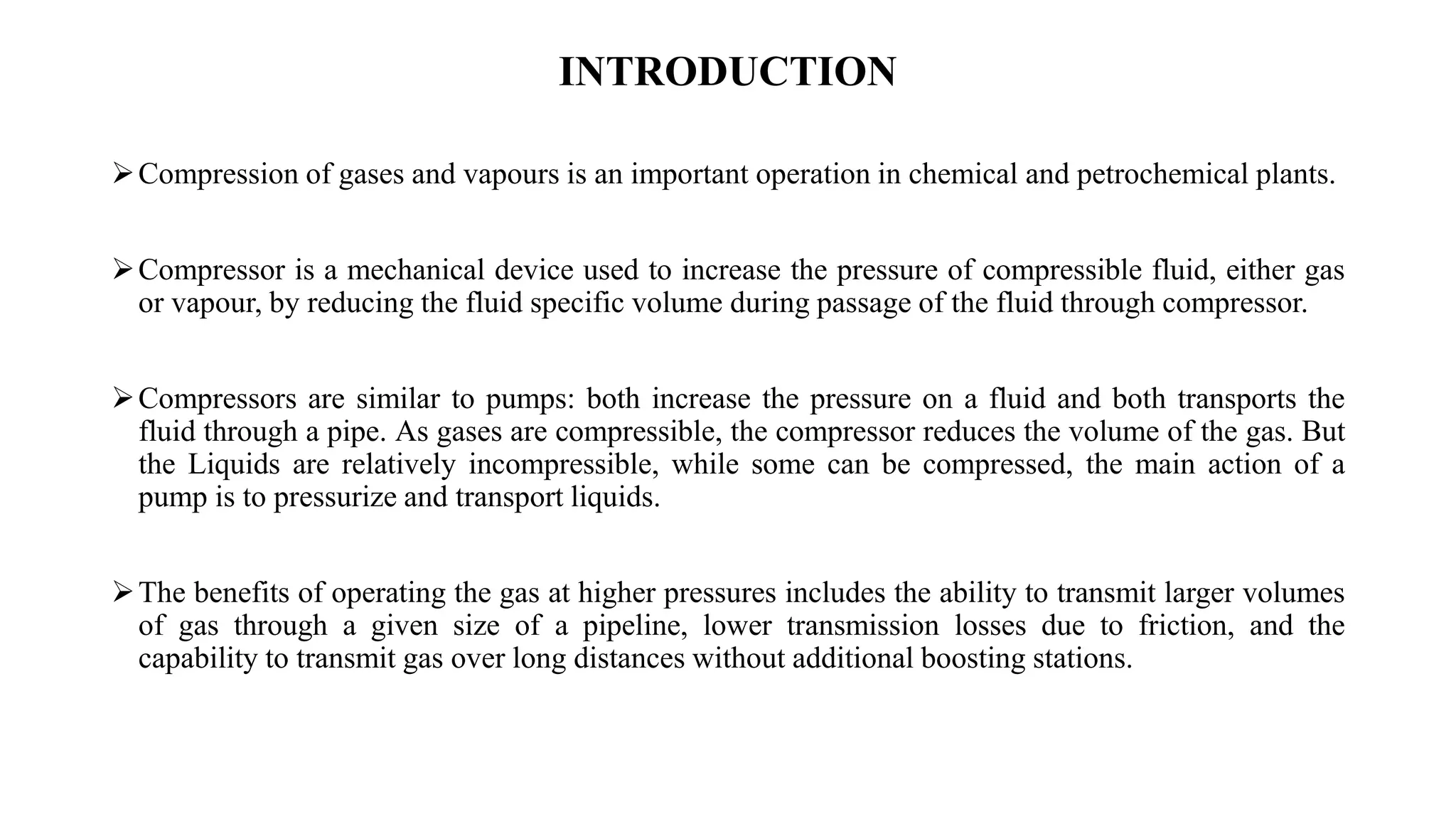Types of compressor and application in oil and gas industry | PDF