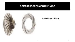 eteX 17
COMPRESSORES CENTRÍFUGOS
Impelidor e Difusor
 