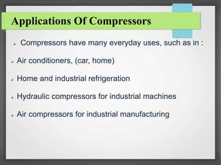 Air Compressors | PPTX