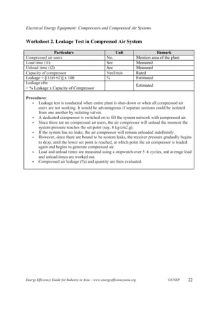 Compressors and compressed air systems | PDF