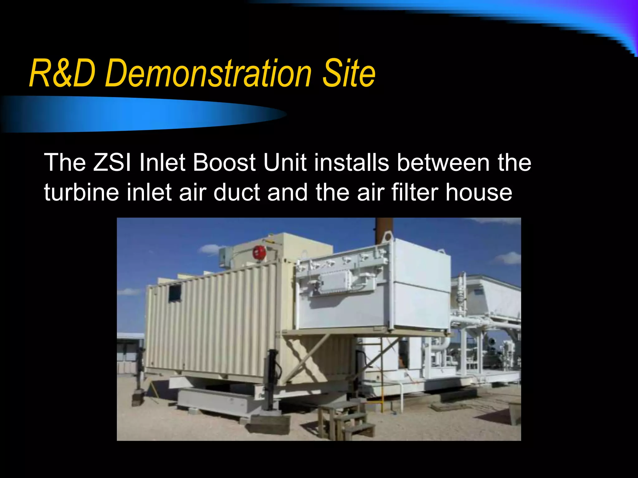 R&D Demonstration Site1980 Saturn Engine/Compressor Set