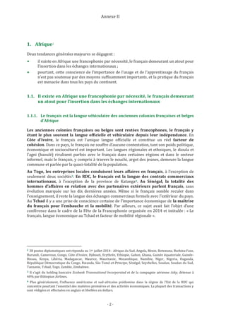 Le rapport de Jacques Attali sur la "francophonie"