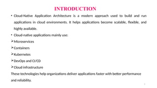 Comprehensive Guide to Cloud Native Application Architecture and ...