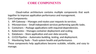 Comprehensive Guide to Cloud Native Application Architecture and ...