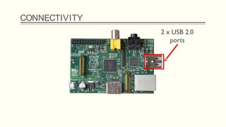 CONNECTIVITY
2 x USB 2.0
ports
 