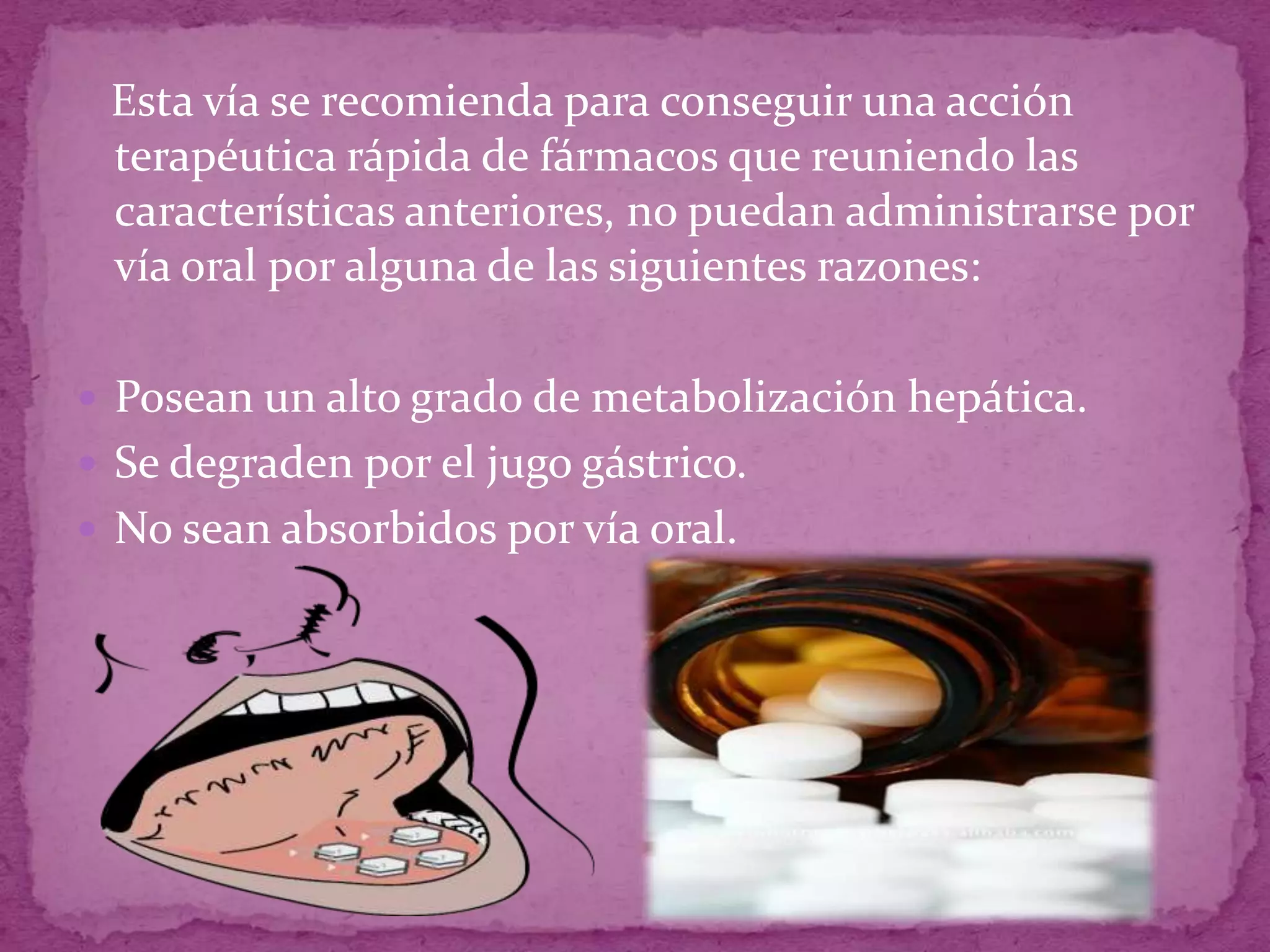 Comprimidos sublinguales | PPTX