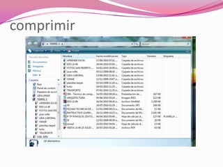 comprimir