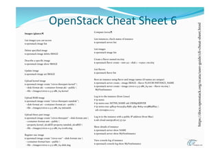 Clouds and Tools: Cheat Sheets & Infographics | PDF