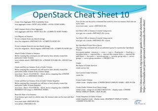 Clouds and Tools: Cheat Sheets & Infographics | PDF