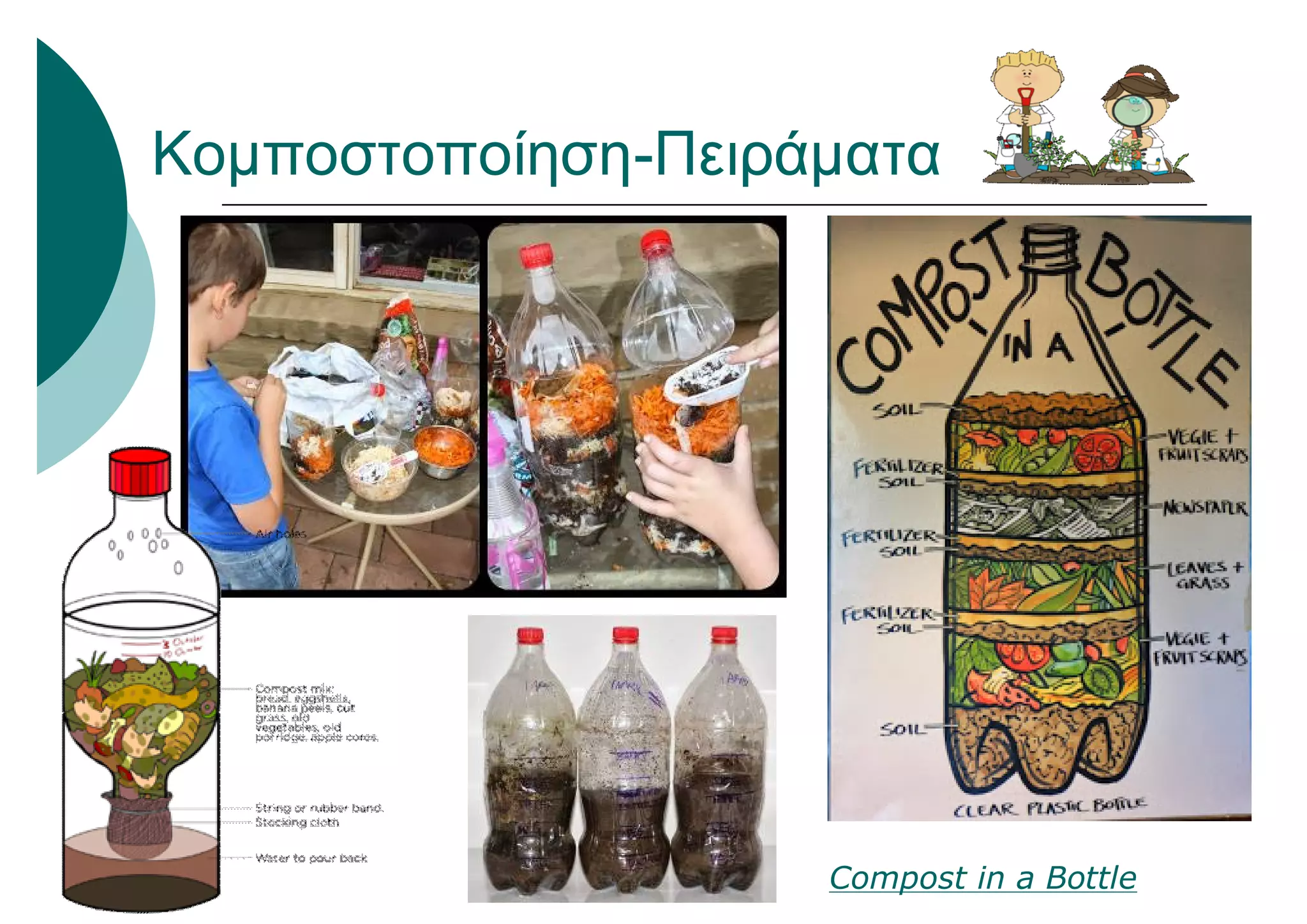 Κομποστοποίηση-Πειράματα
Compost in a Bottle
 