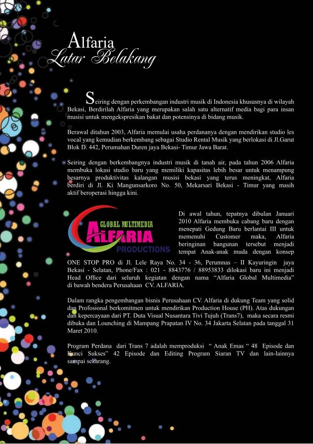 Company Profile CV. ALFARIA