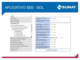 APLICATIVO SEE - SOL
 