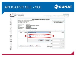 APLICATIVO SEE - SOL
 