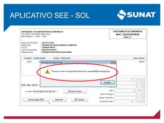 APLICATIVO SEE - SOL
 