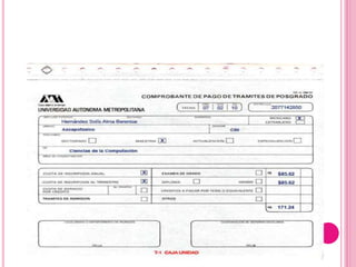 COMPROBANTE DE PAGO.
 