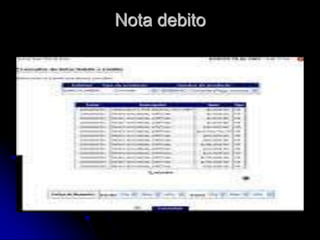 Nota debito
 