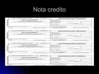 Nota creditoNota credito
 