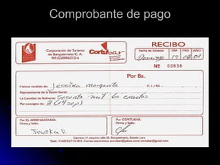 Comprobante de pagoComprobante de pago
 