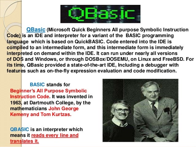 The Knowledge of QBasic
