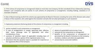 Compromises and arrangements under companies act, 2013 | PPTX