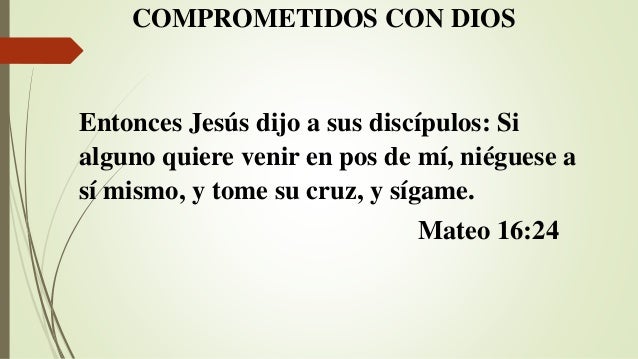 Compromiso con Dios