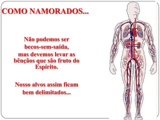 COMO NAMORADOS...

Não podemos ser
becos-sem-saída,
mas devemos levar as
bênçãos que são fruto do
Espírito.

Nosso alvos assim ficam
bem delimitados...

 