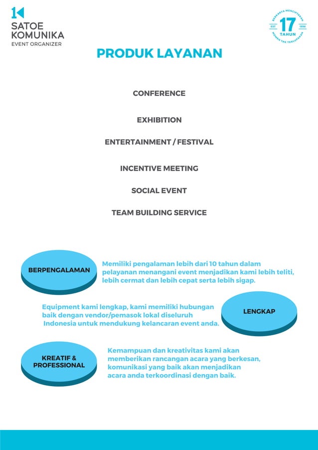 company profile satoe komunika Event Organizer | PDF