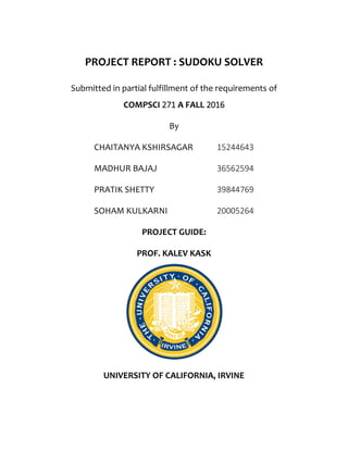 Sudoku Solver | PDF