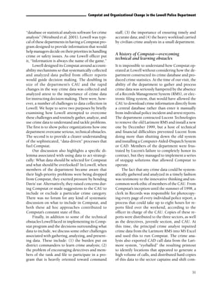 Compstat challenges and opportunities | PDF