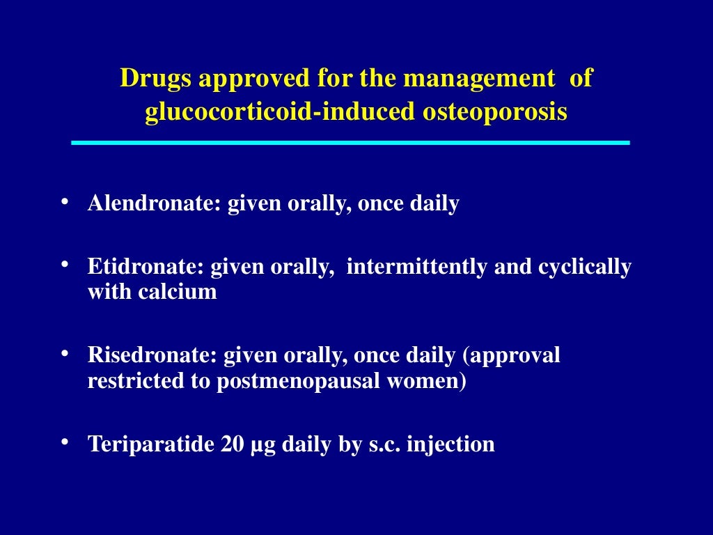 Druginduced Osteoporosis