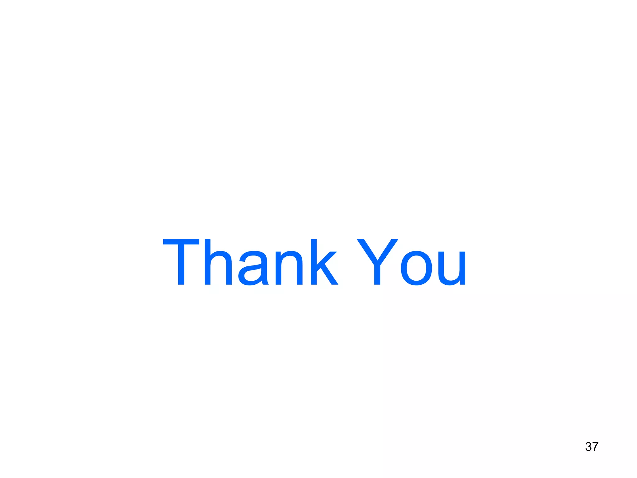 Thank You
37

 