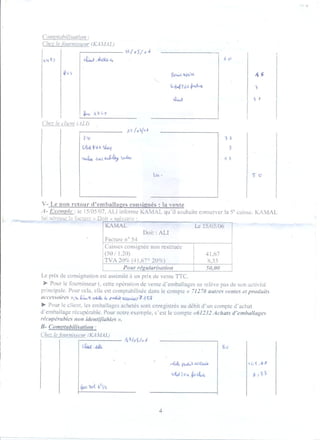 Comptabilité 1ére année lycée