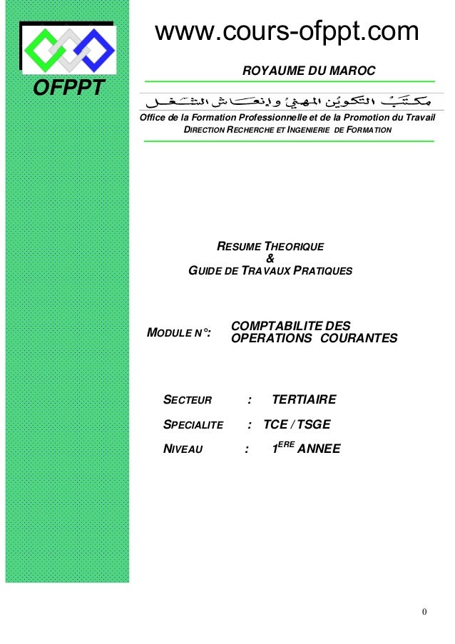 TÉLÉCHARGER MODULE FISCALITÉ OFPPT MODULE FISCALITÉ OFPPT TÉLÉCHARGER