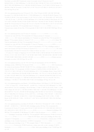 Escomptes accordés 4091 Fournisseurs avance et acompte versés S/ facture de vente N°
RESOLUTION: 53 10/02 MB Remise 5 % 940 500 165 904,2 300 000 787 594,2 18 810 300 000 500
000 25 000 18/02 MB Rabais 10 % 1 000 000 100 000 NC Remise 3 % 475 000 14 250 NC Remise 3 %
900 000 27 000 NC Escompte 2 % 460 750 9 215 NC TVA 18 % 873 000 157 140 NF 451 535 NAP 1
030 140 Page 99 sur 148
100. www.planeteexpertises.com TVA/mse 81 276, 3 Port TVA/port 20 000 3 600 NAP 20/02 MB
Escompte 2 % 2 000 000 40 000 556 411, 3 25/02 MB Rabais 6 % 1 500 000 90 000 NC Remise 3 % 1
410 000 42 300 NC 2 Port forf Escompte 2 % NF TVA 18 % NAP 1 367 700 60 000 1 427 700 28 554
1 399 146 251 846, 2 1 650 992, 28 28/02 MB Rabais 10 % 2 489 800 (50 000) (9 000) Remise HT TVA
18 % NAP 2 430 800 720 000 129 600 50 000 9 000 NAD 1 960 000 352 800 150 000 27 000 800 000
80 000 NC TVA/mse Port dû TVA/port NF TVA 18 % Port HT TVA 908 600 611 445 57 613 445 03/02
Transport sur achat Etat, TVA récupérable Caisse S/ Transport ----------------05/02----------------
Transport pour compte de tiers Etat, TVA récupérable 45 000 8 100 53 100 50 000 9 000 Page 100 sur
148
101. www.planeteexpertises.com 57 Caisse S/ Transport -----------------07/02---------------612
Transport sur vente 445 Etat, TVA récupérable 531 Chèques postaux S/ Transport -----------------
-10/02--------------601 Achat de marchandises 611 Transport sur achat 445 Etat, TVA récupérable 52
Banques 773 Escomptes obtenus S/ Facture N° 135 ---------------18/01-----------------4111 Clients 701
Vente de marchandises 443 Etat TVA récupérable S/ Facture N° -----------------d°-------------------612
Transport sur vente 445 Etat TVA récupérable 57 Caisse S/ Transport ------------------20/02-------------
-4111 Clients 673 Escomptes accordés 701 Vente de marchandises 7071 Port, emballages perdus et
autres frais facturés 443 Etat TVA facturé S/ Facture N°15 ------------------d°------------------701 Vente
de marchandises 443 Etat TVA facturée 4111 Clients S/ Retour sur vente -------------------d°--------------
---57 Caisse 4111 Clients S/ Règlement 531 673 59 000 70 000 12 600 82 600 460 750 20 000 84 876,3
556 411,3 9 215 1 030 140 873 000 157 140 50 000 9 000 59 000 2 489 800 40 000 2 000 000 150 000
379 800 50 000 9 000 59 000 2 430 800 2 430 800 ----------------25/02----------------Chèques postaux
Escomptes accordés 1 650 992 Page 101 sur 148
102. www.planeteexpertises.com 701 7071 443 Vente de marchandises 28 554 1367700 Port,
emballages perdus. 60000 Etat TVA facturé 251846 -----------------28/02---------------4011 Fournisseurs
601 Achat de marchandises 908 600 720 000 7071 Port, emballages perdus et 50 000 autres frais
facturés 443 Etat, TVA récupérable 138 600 S/ Facture N° RESOLUTION: 54 02/02 MB 500 * 25 =
TVA 18 % 12 500 2 250 NAP 14 750 03/02 MB Rabais 10 % 17/02 Emballages Retour 1 Reste NAP 50
PC (1180) =23600 Retour 220 200 000 20 000 18 880 Malis = NC TVA 18 % 100 50 180 000 32 400
212 400 4 720 (HT 4000) (TVA 720) 20/02 MB Rabais 10 % 2 000 000 200 000 05/02 MB TVA 18 %
50 000 9 000 NC Escompte 2 % 1 800 000 36 000 NAP 59 000 NF TVA 18 % Port HT TVA 18 %
Emballages 1 764 000 317 520 50 000 9 000 59 000 15/02 Emballages 50 Page 102 sur 148
103. www.planeteexpertises.com Retour 1 10 NAD Reste Retour 2 40 8 Reste 32 2 199 520 Vente TTC
= 1770 * 32 Vente TTC = 56 640 Vente HT = 48 000 TVA = 8 640 21/02 23/02 MB Rabais 5 % 1 000
000 50 000 NC TVA 18 % Emballages 100 50 950 000 1 71 000 177 000 50 (20) 30 PC (1180) = 11 800
NAP 1 Rabais HT TVA 18 % 1 298 000 (30 000) (5 400) NAP 2 1 262 600 25/02 MB Remise 5 % 400
000 20 000 NC TVA 18 % 380 000 68 400 Emballages (PR) 448 400 132 750 NAD 581 150 Emballages
(PC) 177 000 (PR) (132 750) Reste 10 PA (1180*75%) = 8 850 Malis 2 950 2 950 (HT = 2 500 (TVA =
450 Achat 20 * 1180 (HT =20 000 (TVA = 3 600 27/02 Emballages 50 PC 50 PC (1180) = 35 400
Retour 30 PR 30 PR (20 * 1180) = 34 220 (10 * 1180 * 90 %) 1180 1180 (HT 1 000 (TVA 180 Page
103 sur 148
104. www.planeteexpertises.com Bonis 44 250 (HT 37 500 (TVA 6 750 Achat 20 * 1180 = 23 600 23
600 (HT = 20 000 (TVA = 3 600 02/02 6081 Emballages perdus 445 Etat, TVA récupérable 4011
Fournisseurs S/ Facture N° 15 pour achat 243 445 52 6082 445 4011 4111 4194 4094 4011 4194 4111
4011 4094 4194 12 500 2 250 14 750 ---------------03/02----------------------Matériel d’emballages 180
000 Etat, TVA récupérable 32 400 Banques 212 400 S/ Achat de tonneaux --------------05/02--------------
---------Emballages récupérables 50 000 Etat, TVA récupérable 9 000 Fournisseurs 59 000 S/ Facture N
°19 -------------07/02------------------------Clients 88 500 Clients, dettes pour emballage 88 500 et mat.
consignés S/ Consignation ----------------10/02---------------------Fournisseurs, créances pour 118 000
emballages et mat. à rendre Fournisseurs 118 000 S/ Consignation ---------------12/02----------------------
Client, dettes pour emballage et mat. 17 700 consignés Clients 17 700 S/ Restitution -------------14/02----
--------------------Fournisseurs 59 000 Fournisseur, créance pour emb. et mat. consignés 59 000 S/
Restitution ---------------15/02----------------------Client, dettes pour emballage et mat. 70 800 Page 104
sur 148
 